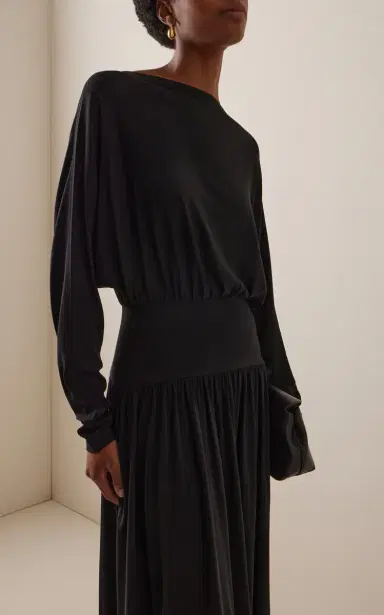 TOTEME Boatneck Jersey Dress | Thumbnail 3 TOTEME Boatneck Jersey Dress | Thumbnail 3