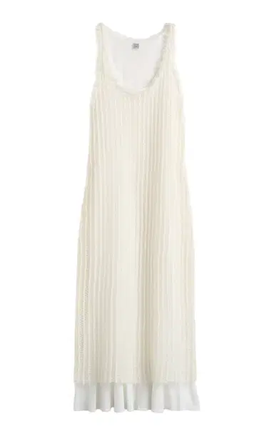 TOTEME Mohair-Blend Knit Midi Dress | Thumbnail 1 TOTEME Mohair-Blend Knit Midi Dress | Thumbnail 1