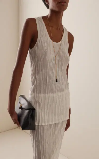 TOTEME Crinkled Knit Tank | Thumbnail 2 TOTEME Crinkled Knit Tank | Thumbnail 2