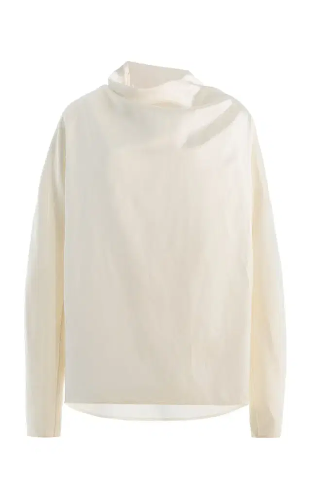 Toteme Draped Satin Top