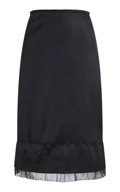 Toteme Layered Satin Skirt | Thumbnail 8 Toteme Layered Satin Skirt | Thumbnail 8