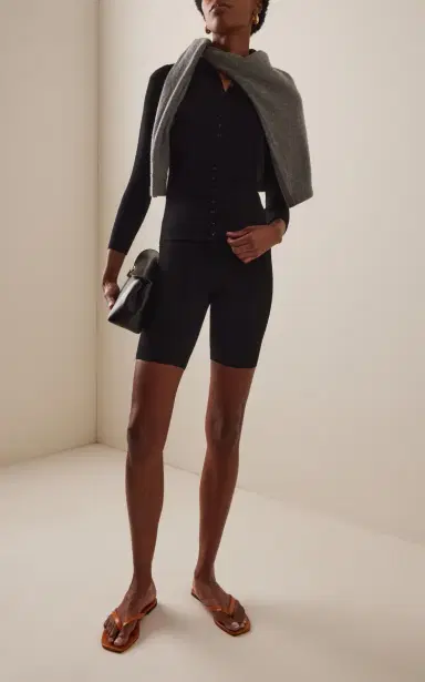 TOTEME Knit Biker Shorts | Thumbnail 2 TOTEME Knit Biker Shorts | Thumbnail 2