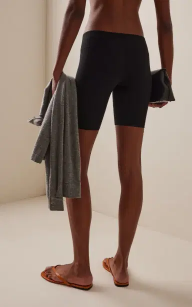 TOTEME Knit Biker Shorts | Thumbnail 4 TOTEME Knit Biker Shorts | Thumbnail 4
