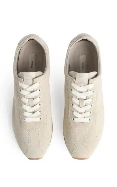 Toteme Flex Suede Sneakers | Thumbnail 4
