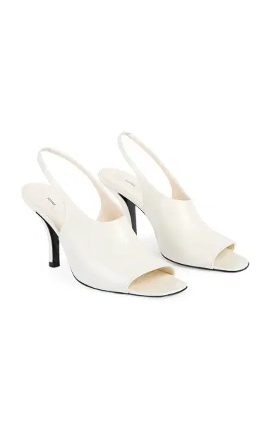 TOTEME Leather Slingback Sandals | Thumbnail 3