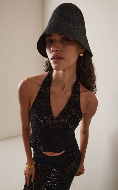 TOTEME Woven Paper Sun Hat | Thumbnail 2 TOTEME Woven Paper Sun Hat | Thumbnail 2