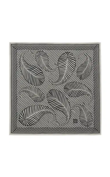TOTEME Hankie Lace Silk Scarf | Thumbnail 3 TOTEME Hankie Lace Silk Scarf | Thumbnail 3