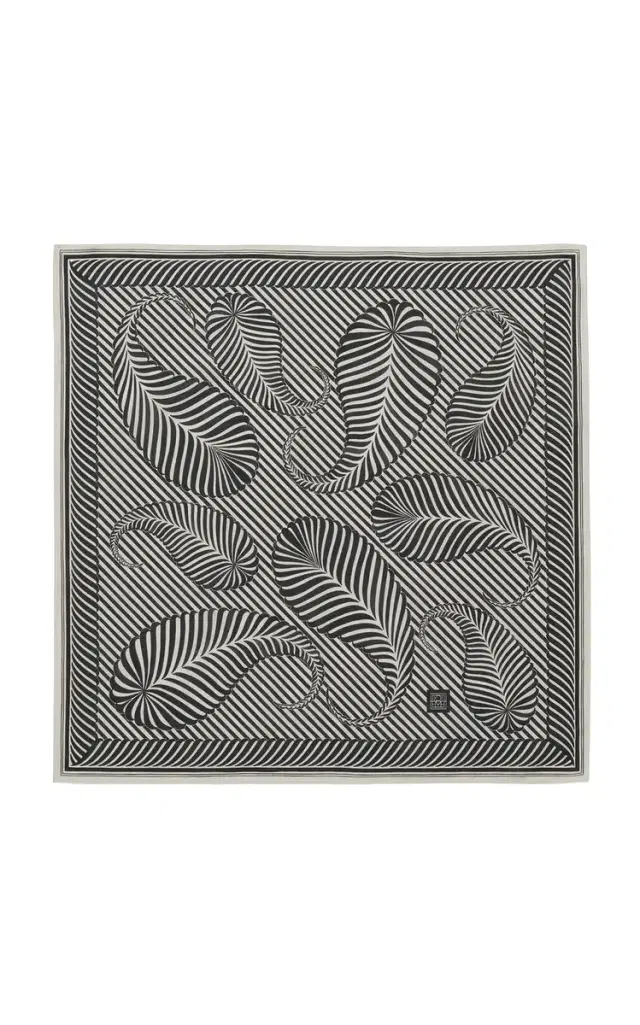 Hankie Lace Silk Scarf