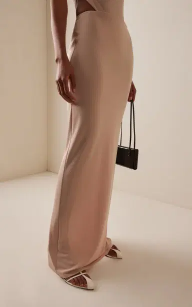 The New Arrivals Ilkyaz Ozel Zada Jersey Maxi Skirt | Thumbnail 3