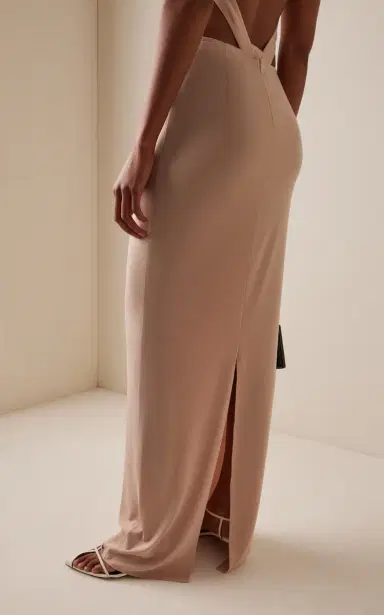 The New Arrivals Ilkyaz Ozel Zada Jersey Maxi Skirt | Thumbnail 4