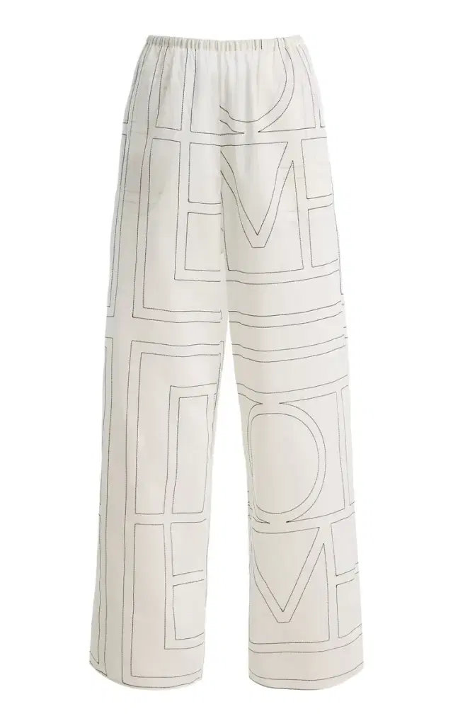 Monogram Cotton-Blend PJ Bottoms