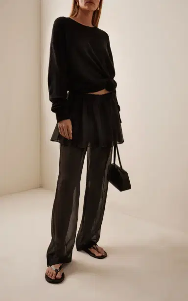 The Garment Gilian Organza Peplum Pants | Thumbnail 2 The Garment Gilian Organza Peplum Pants | Thumbnail 2