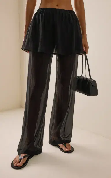 The Garment Gilian Organza Peplum Pants | Thumbnail 3 The Garment Gilian Organza Peplum Pants | Thumbnail 3