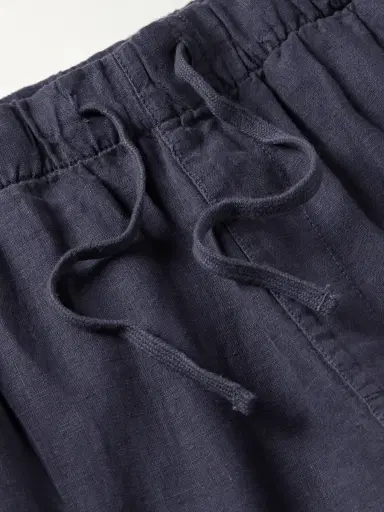 Hartford Joggy Straight-Leg Linen Drawstring Trousers - Men | Thumbnail 6