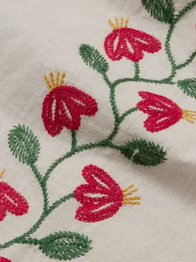 Portuguese Flannel Branch Convertible-Collar Embroidered Linen and Cotton-Blend Shirt - Men | Thumbnail 4 Portuguese Flannel Branch Convertible-Collar Embroidered Linen and Cotton-Blend Shirt - Men | Thumbnail 4