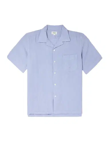 Hartford Palmito Mc Pat Convertible-Collar Linen Shirt - Men | Thumbnail 1 Hartford Palmito Mc Pat Convertible-Collar Linen Shirt - Men | Thumbnail 1