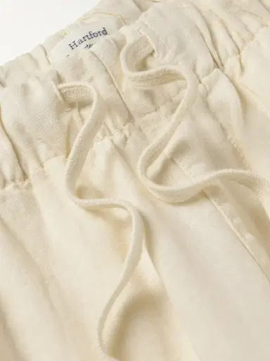 Hartford Joggy Straight-Leg Linen Drawstring Trousers - Men | Thumbnail 6