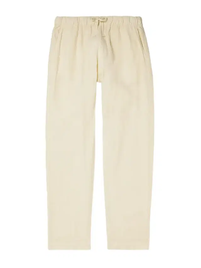 Joggy Straight-Leg Linen Drawstring Trousers - Men
