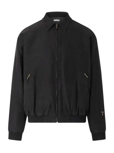 A.PRESSE Cotton and Silk-Blend Moleskin Bomber Jacket - Men | Thumbnail 1