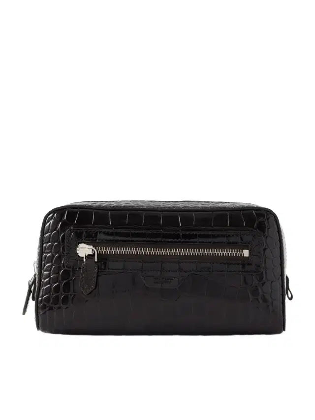 Tom Ford Croc-Effect Leather Wash Bag - Men