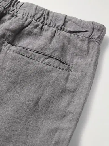 Hartford Joggy Straight-Leg Linen Drawstring Trousers - Men | Thumbnail 5