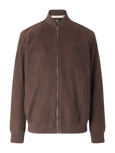Loro Piana Ivy Padded Suede Bomber Jacket - Men | Thumbnail 1