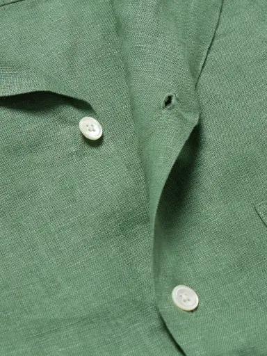 Portuguese Flannel Camp-Collar Linen Shirt - Men | Thumbnail 4 Portuguese Flannel Camp-Collar Linen Shirt - Men | Thumbnail 4