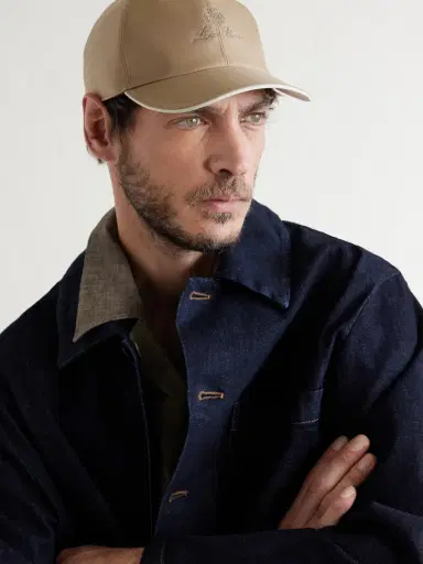 Loro Piana Logo-Embroidered Storm System® Shell Baseball Cap - Men | Thumbnail 3 Loro Piana Logo-Embroidered Storm System® Shell Baseball Cap - Men | Thumbnail 3