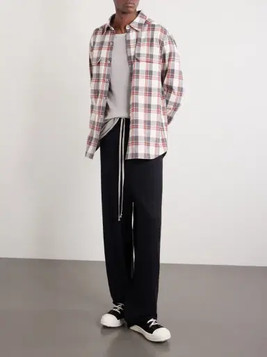 Rick Owens Tapered Boiled-Cashmere Sweatpants - Men | Thumbnail 2