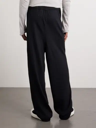 Rick Owens Tapered Boiled-Cashmere Sweatpants - Men | Thumbnail 4