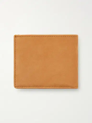 Brunello Cucinelli Logo-Debossed Suede Billfold Wallet - Men | Thumbnail 2 Brunello Cucinelli Logo-Debossed Suede Billfold Wallet - Men | Thumbnail 2