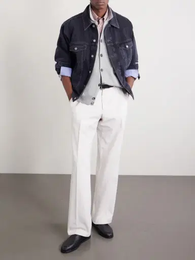 ELEVENTY Cotton and Silk-Blend Cardigan - Men | Thumbnail 2 ELEVENTY Cotton and Silk-Blend Cardigan - Men | Thumbnail 2