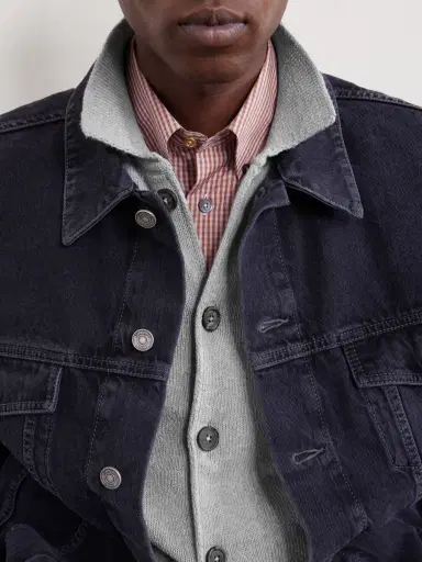 ELEVENTY Cotton and Silk-Blend Cardigan - Men | Thumbnail 5 ELEVENTY Cotton and Silk-Blend Cardigan - Men | Thumbnail 5