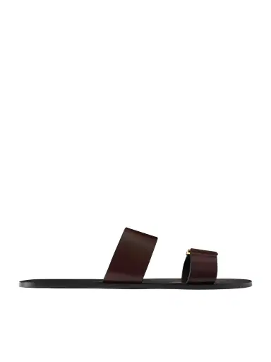 Saint Laurent Babylone Logo-Embellished Leather Sandals - Men | Thumbnail 1 Saint Laurent Babylone Logo-Embellished Leather Sandals - Men | Thumbnail 1