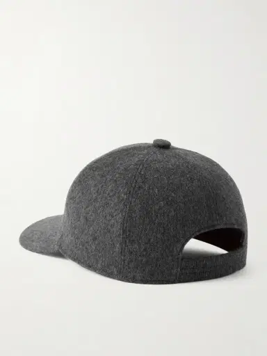 Loro Piana Logo-Embroidered Storm System Baby Cashmere Baseball Cap - Men | Thumbnail 4 Loro Piana Logo-Embroidered Storm System Baby Cashmere Baseball Cap - Men | Thumbnail 4