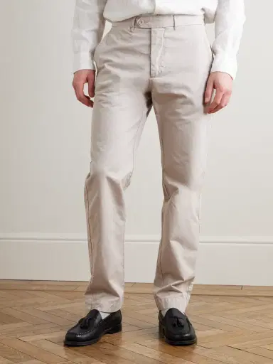 Hartford Taylor Straight-Leg Cotton-Gabardine Trousers - Men | Thumbnail 3 Hartford Taylor Straight-Leg Cotton-Gabardine Trousers - Men | Thumbnail 3