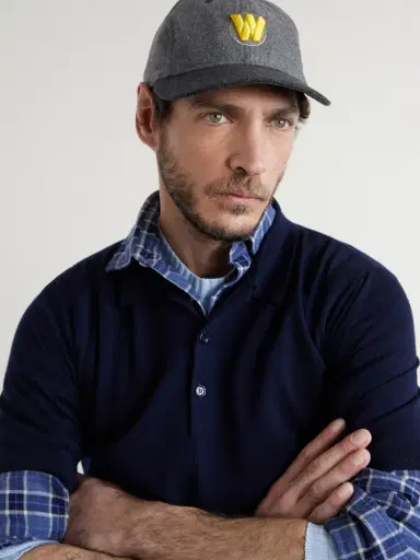 WTAPS Logo-Embroidered Wool-Blend Flannel Baseball Cap - Men | Thumbnail 3