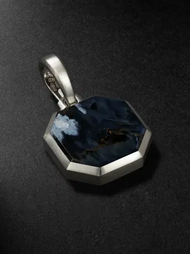 David Yurman Sterling Silver Pietersite Pendant - Men | Thumbnail 1
