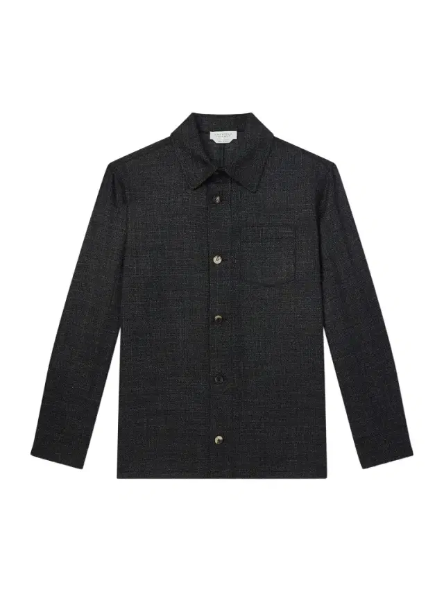 Drew Wool and Silk-Blend Overshirt - Men