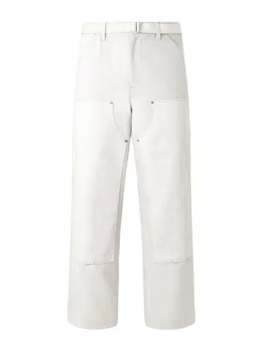 Sacai Carhartt WIP Duck Wide-Leg Belted Grain de Poudre and Cotton-Canvas Trousers - Men | Thumbnail 1 Sacai Carhartt WIP Duck Wide-Leg Belted Grain de Poudre and Cotton-Canvas Trousers - Men | Thumbnail 1