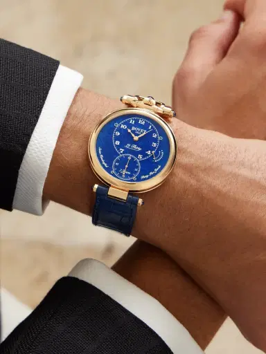 Bovet 19Thirty Hand-Wound 18-Karat Red Gold and Meteorite Watch, Ref. NTR0099 - Men | Thumbnail 2 Bovet 19Thirty Hand-Wound 18-Karat Red Gold and Meteorite Watch, Ref. NTR0099 - Men | Thumbnail 2