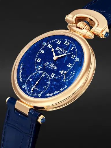 Bovet 19Thirty Hand-Wound 18-Karat Red Gold and Meteorite Watch, Ref. NTR0099 - Men | Thumbnail 4 Bovet 19Thirty Hand-Wound 18-Karat Red Gold and Meteorite Watch, Ref. NTR0099 - Men | Thumbnail 4