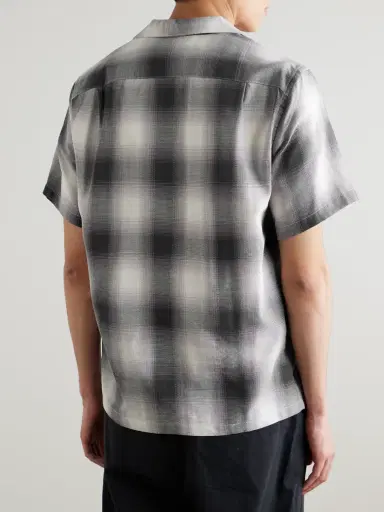 Portuguese Flannel Smogy Convertible-Collar Checked Cotton Shirt - Men | Thumbnail 3 Portuguese Flannel Smogy Convertible-Collar Checked Cotton Shirt - Men | Thumbnail 3