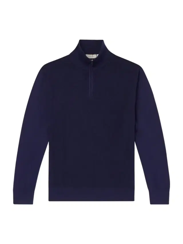 Honeycomb-Knit Cotton Half-Zip Sweater - Men