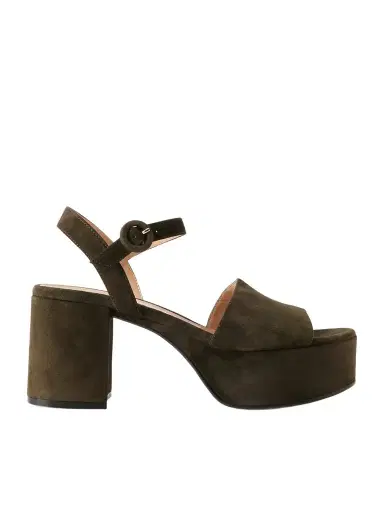 Gianvito Rossi Carol 35 Suede Platform Sandals | Thumbnail 1 Gianvito Rossi Carol 35 Suede Platform Sandals | Thumbnail 1