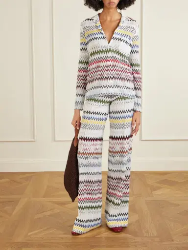 Missoni Striped Crochet-knit Blouse | Thumbnail 2 Missoni Striped Crochet-knit Blouse | Thumbnail 2