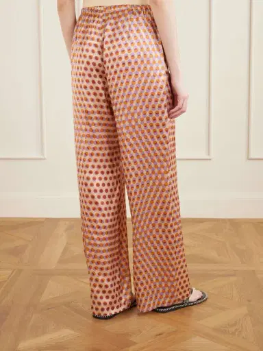 Dries Van Noten Printed Silk-satin Wide-leg Pants | Thumbnail 4 Dries Van Noten Printed Silk-satin Wide-leg Pants | Thumbnail 4