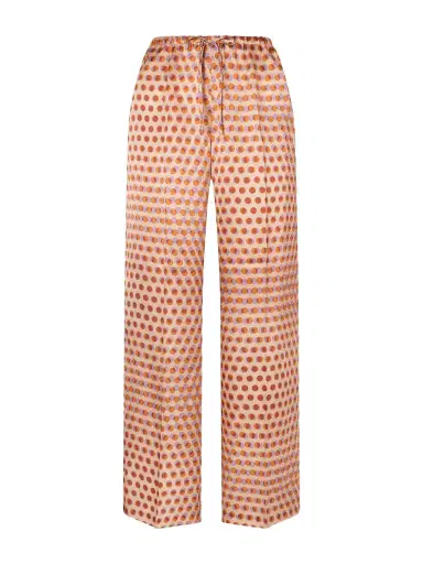 Dries Van Noten Printed Silk-satin Wide-leg Pants | Thumbnail 1 Dries Van Noten Printed Silk-satin Wide-leg Pants | Thumbnail 1