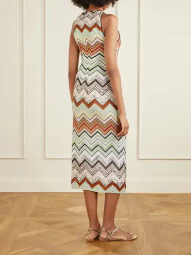 Missoni Striped Crochet-knit Midi Dress | Thumbnail 3 Missoni Striped Crochet-knit Midi Dress | Thumbnail 3