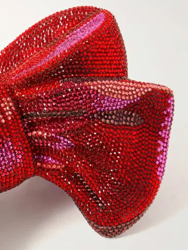 Judith Leiber Couture Bow Just For You Crystal-embellished Gold-tone Clutch | Thumbnail 6 Judith Leiber Couture Bow Just For You Crystal-embellished Gold-tone Clutch | Thumbnail 6
